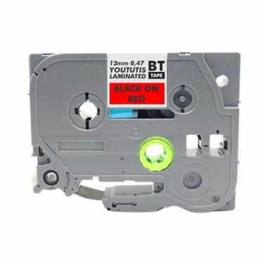 Imagem de Fita TZE TZ 431 Compatível p Rotulador BROTHER 12mm Vermelha - BYT