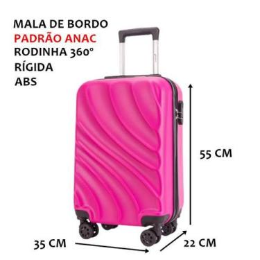 Imagem de Mala De Viagem Pequena De Bordo Executiva 360 ABS Cadeado - CRUZEIRO