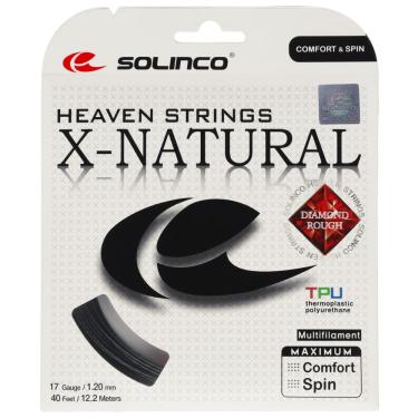 Imagem de Corda Solinco X-Natural 17L 1.20 Preta - Set Individual