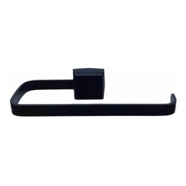Imagem de Porta Toalha de Rosto Preto Luxo - JGC COMERCIAL