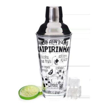 Imagem de Coqueteleira De Inox E Vidro - Abelhuda Presentes, Incolor