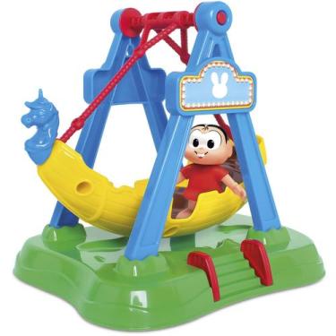Imagem de Playset Infantil Turma Da Monica Boneca Em Vinil Macio Com Barco Vikin