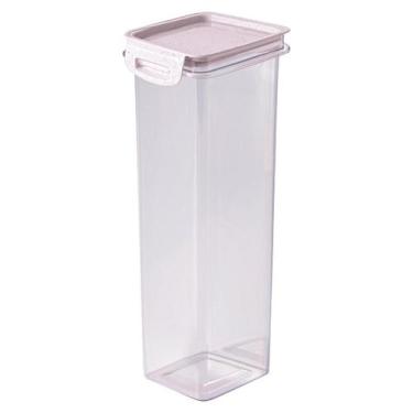 Imagem de Potes herméticos em acrílico para mantimentos empilháveis - PLASUTIL, 