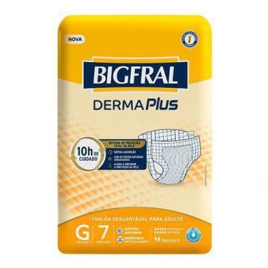 Imagem de FRALDA GERIATRICA BIGFRAL DERMA PLUS G / 7 un, 1, 7, G