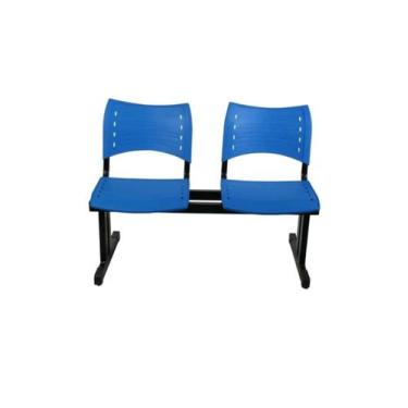 Imagem de Longarina 2 lugares para recepção -  sala de espera - igrejas - em pol