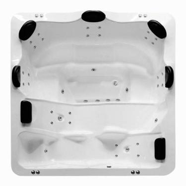 Imagem de Spa Quadrado Amparo COMPLETO com hidro em acrílico - Brasil Banheiras,