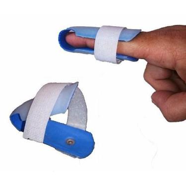 Imagem de Imobilizador De Dedo Splint Duplo Bilateral Azul Artipé - Artipe, P
