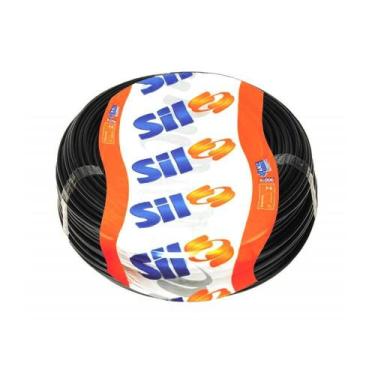 Imagem de Fio Cabo Flexível 16mm 100 Metros Preto Sil, Preto