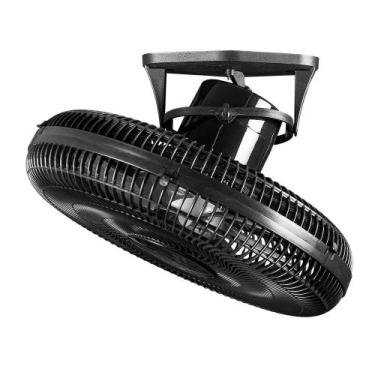 Imagem de Ventilador Teto Oscilante 360 Graus Bivolt 170W 50cm Preto Ventidelta,