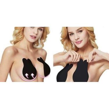 Imagem de Sutiã Adesivo Levanta Seio Invisible Push Up Reutilizável ORELHA DE CO
