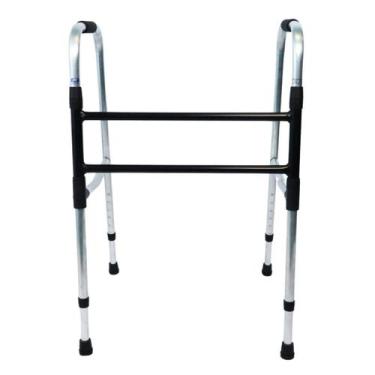 Imagem de Andador adulto idoso aluminio dobrável 2 br fx plus a399 - INDAIA BENG