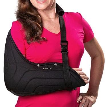 Imagem de Kestal Tipoia Velpeau Estofada Imobilizadora americana Preto, Bilateral, M