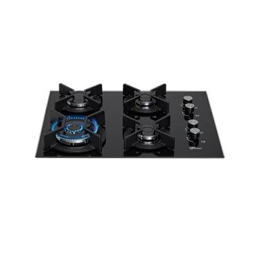 Imagem de FISCHER COOKTOP À GÁS 4 BOCAS TRIPLA CHAMA INFINITY MESA VIDRO PRETO BIVOLT - 26297-57076