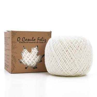 Imagem de Fio Seda Ingá Blend 100g - Casulo Feliz - O Casulo Feliz, BRANCO ALVEJ