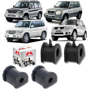 Imagem de Kit 04 Buchas Barra Estabilizadora Pajero TR4 IO 1999 A 2015 - Mobensa