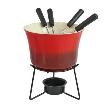 Imagem de Jogo de fondue de ceramica com 6 peças 385ml - QUERO PRESENTEAR