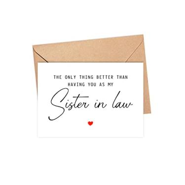Imagem de The Only Thing Better Than Having You As My Sister In Law ...Is Our Baby Having You For An Aunt - Cartão de Anúncio de Gravidez - Cartão de Cunhada - Cartão de Estamos Grávidas - Presente de Dia das