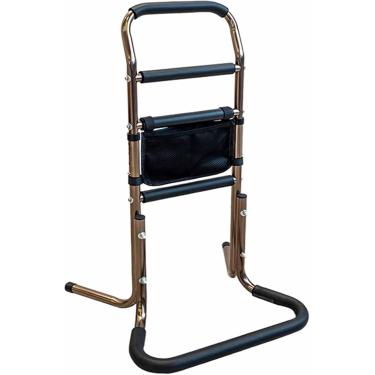 Imagem de Apoio para levantar-se, apoio para levantar e sentar, apoio para ficar em pé com segurança, grades de segurança para cama com bolsa de armazenamento, auxílios à mobilidade e ao uso diário, p