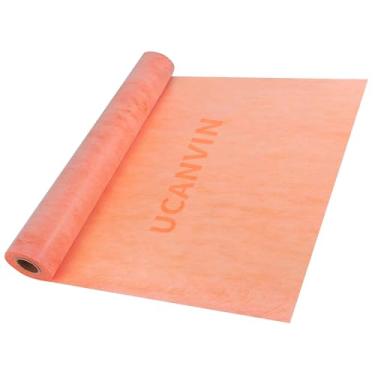 Imagem de Membrana impermeável para desacoplamento do piso de azulejo com membrana impermeável sob cerâmica, azulejos de pedra natural e LVT (108 SQFT/3,333 FT) (216 SQFT/3,366 FT)