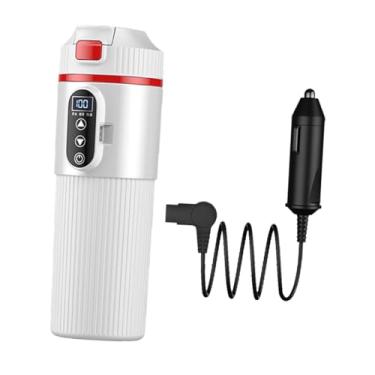 Imagem de WeiLaiKeQi Copo de aquecimento do carro chaleira elétrica aquecimento de água rápido aquecedor elétrico caneca de viagem copo isolado para carros ao ar livre,