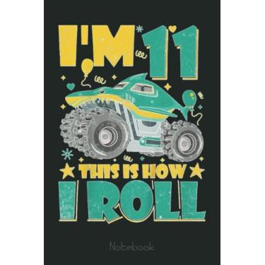 Imagem de Kids Monster Truck Shark 11th Birthday Boys and Girls Novelty Notebook: Funny Monster Trucks Gifts for Kids Great Kids Appreciation Thank Gag Gifts for Girls Toddler Boys Dad Mom
