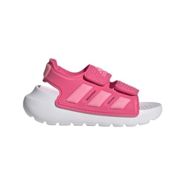 Imagem de adidas Sandália infantil unissex Altaswim 2.0 Slide, Pulse Magenta/Bliss rosa/branco, 1 Little Kid