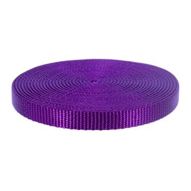 Imagem de Paracord Planet Correia plana de nylon de 1,27 cm – Corda plana multiuso – Correias resistentes – Alças de carga, marinha, artesanato, jardinagem e muito mais