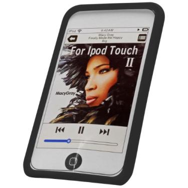 Imagem de Cellet Capa para Apple iPod Touch Black Jelly (serve para todas as gerações de Touch)