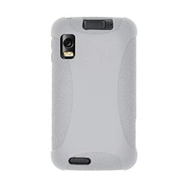 Imagem de Amzer Capa de gel de silicone para Motorola ATRIX 4G MB860 - Branco transparente