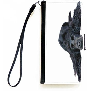 Imagem de Rikki Knight Capa carteira flip com design de cachorro Cocker Spaniel inglês com aba magnética para Apple iPhone 5c