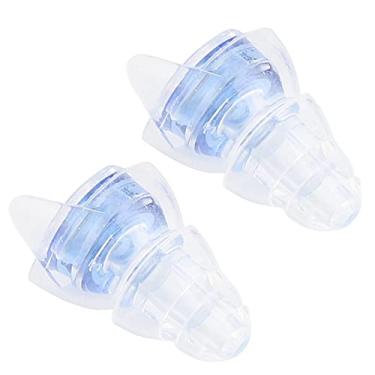 Imagem de Tampões de Ouvido Com Redução de Ruído, Festa Transparente de Silicone Macio para Baterista de DJ, Proteção Auditiva Com Caixa de Armazenamento, para Barra de Banda (Azul)