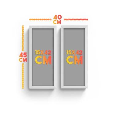 Imagem de Kit 2 Quadros Decorativos Lavabo Floral Lineart Linhas Preto e Branco 