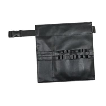 Imagem de predolo Bolsa para tesouras de cabeleireiro, suporte versátil para armazenamento profissional, barbeiro, cintura para cabeleireiros, Preto