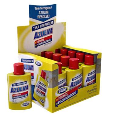 Imagem de Tira Ferrugem Tira Manchas 12 Unidades Limpador Azulim 50ml