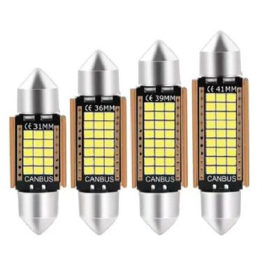 Imagem de Kit 3 Lâmpadas Led Torpedo Canbus 36mm - Bluelions