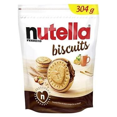 Imagem de Nutella biscuit biscoito wafer creme de avelã ferrero 304g