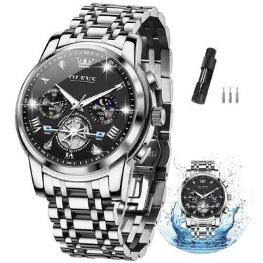 Imagem de Relógio OLEVS Sliver Chronograph Quartz Stainless Steel Masculino