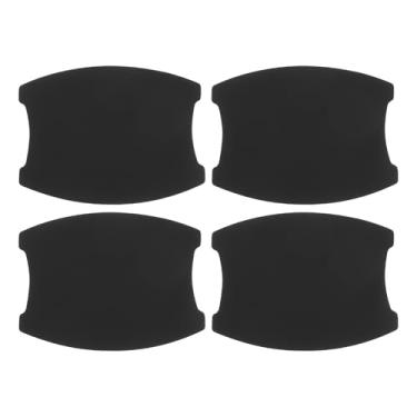 Imagem de INFINAUTO Protetor contra arranhões para maçaneta de porta de carro, 68 x 85 mm, película protetora para maçaneta de porta de carro, cor fosca, 4 peças