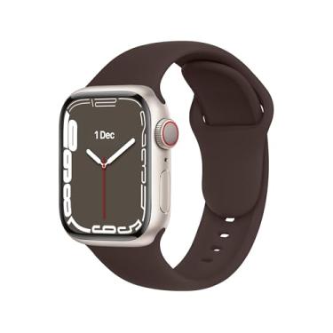 Imagem de DONEGANI Pulseira esportiva C1B para Apple Watch Ultra 2 de 49 mm, série 10 de 46 mm, 9, 8, 7, 45 mm e 41 mm, SE 6, 5, 44 mm e 40 mm, 3 2 1 de 42 mm e 38 mm, feminino e masculino de 38 mm, (42mm S10),