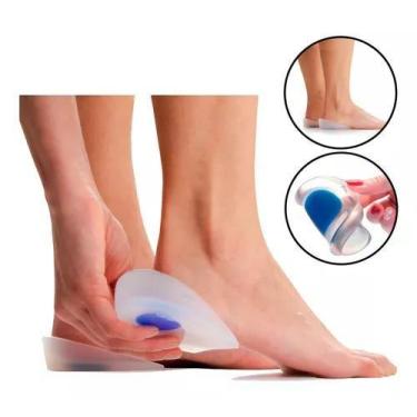 Imagem de Palmilha silicone fascite plantar e calcanhar alivio da dor - Shop DAN