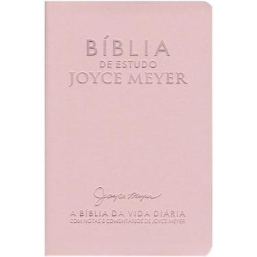 Imagem de Bíblia de Estudo Joyce Meyer  NVI  Letra Média  Capa Nude.