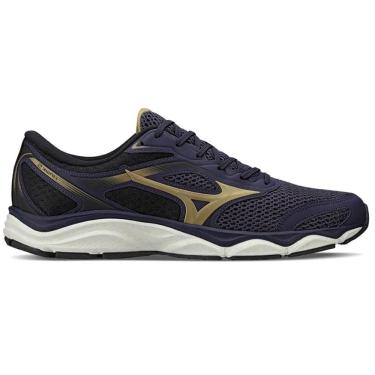 Imagem de Tênis Mizuno Hawk 5 Masculino Marinho Dourado