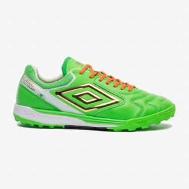 Imagem de Chuteira Society Umbro Adamant Master Class Pro Bump St. Patrick, Verd
