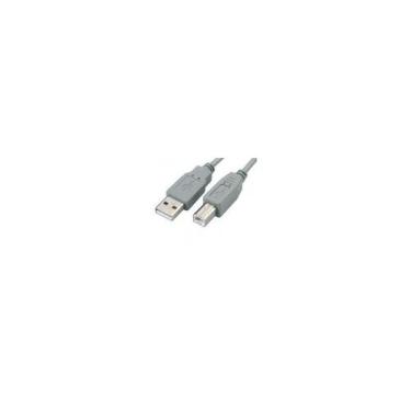Imagem de Cabo Usb Am-Bm 1,8 Metros 5086 Impressora Eletroexpress, Cinza
