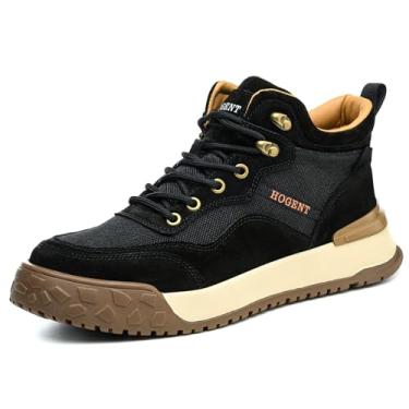 Imagem de Hogent Botas De Trabalho De Soldagem Para Homens E Mulheres, Calçados De Segurança Com Biqueira De Aço, Confortáveis, Indestrutíveis, À Prova De Furos, Leves E Respiráveis, Para Construção