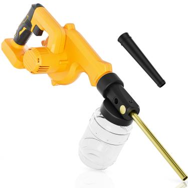 Imagem de Dinftin Aspirador Elétrico De Terra Diatomácea Compatível Com Bateria Dewalt De 20 V (Bateria Não Incluída), Aplicador De Pó De Jardim Com Capacidade De 1 L E Bico De 7,5", Soprador De Folhas Versát