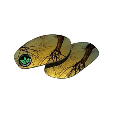 Imagem de Raydi Lentes de reposição de policarbonato para óculos de sol RayBan RB4115 57 mm - Espelho dourado 24K - Polarizado