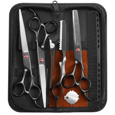 Imagem de Tesoura de cabelo Wenshall Tesoura de corte de cabelo de 18 cm