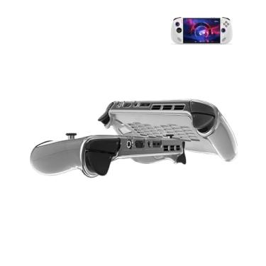 Imagem de Capa transparente para console de jogos Lenovo Legion Go S 22.4 cm, design aprimorado WUNIAK espesso à prova de arranhões, proteção durável de borracha TPU (branco transparente).