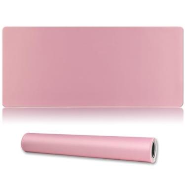 Imagem de Cmhoo Tapete de mouse para jogos 2GG, 90 x 15,7 cm, tapete de mouse grande profissional e mouse para jogos de computador - 90 x 40 Pinkus